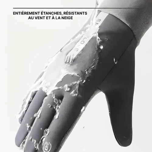 Gants Hiver Thermiques Anti Froid Imperméables Pour Écran Tactile