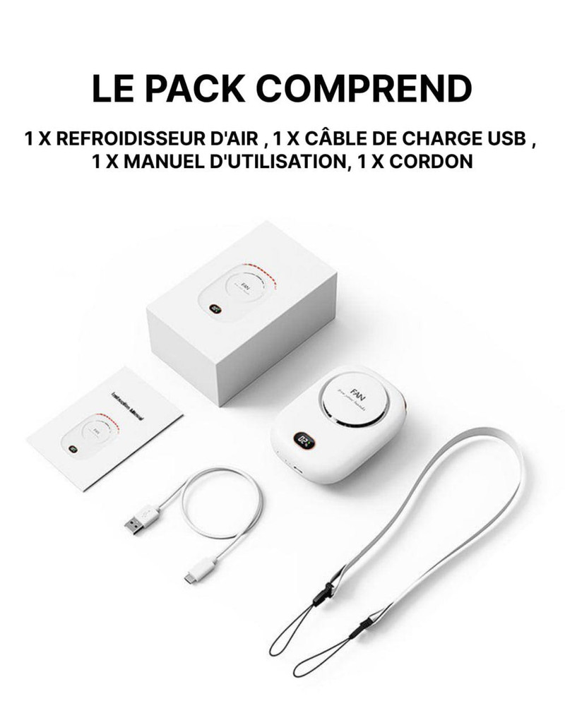 Mini Ventilateur De Cou Portable