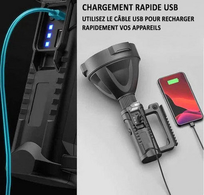 Projecteur LED Rechargeable Haute Puissance