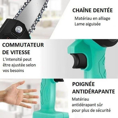 Mini-tronçonneuse Sans Fil À Usage Intensif