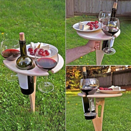 Table De Pique-Nique À Vin Portable