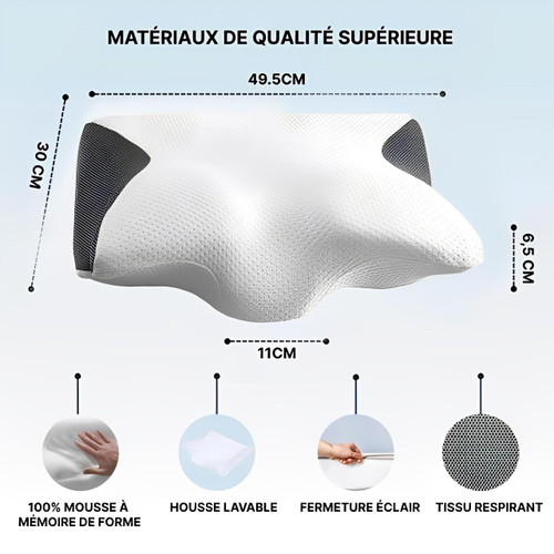Oreiller Cervical Ergonomique Smart Curve