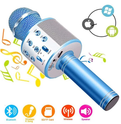 Micro Karaoké Sans Fil - Fonction Bluetooth