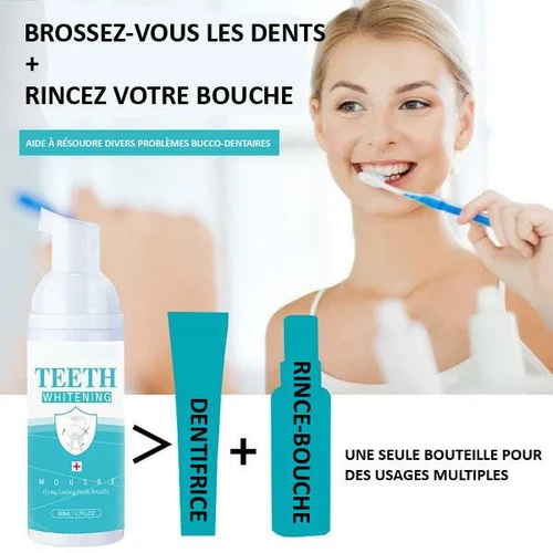 Mousse Blanchiment Dentaire - BrightSmile™