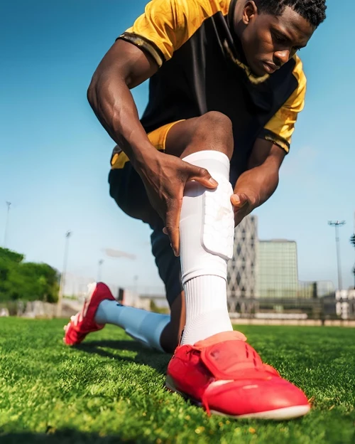 Protège-Tibias Intégrés Football - Chaussettes Protège-Tibias
