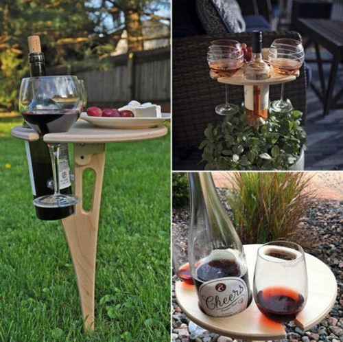Table De Pique-Nique À Vin Portable