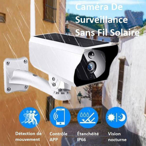 Caméra De Surveillance Sans Fil Solaire - SafeVision™