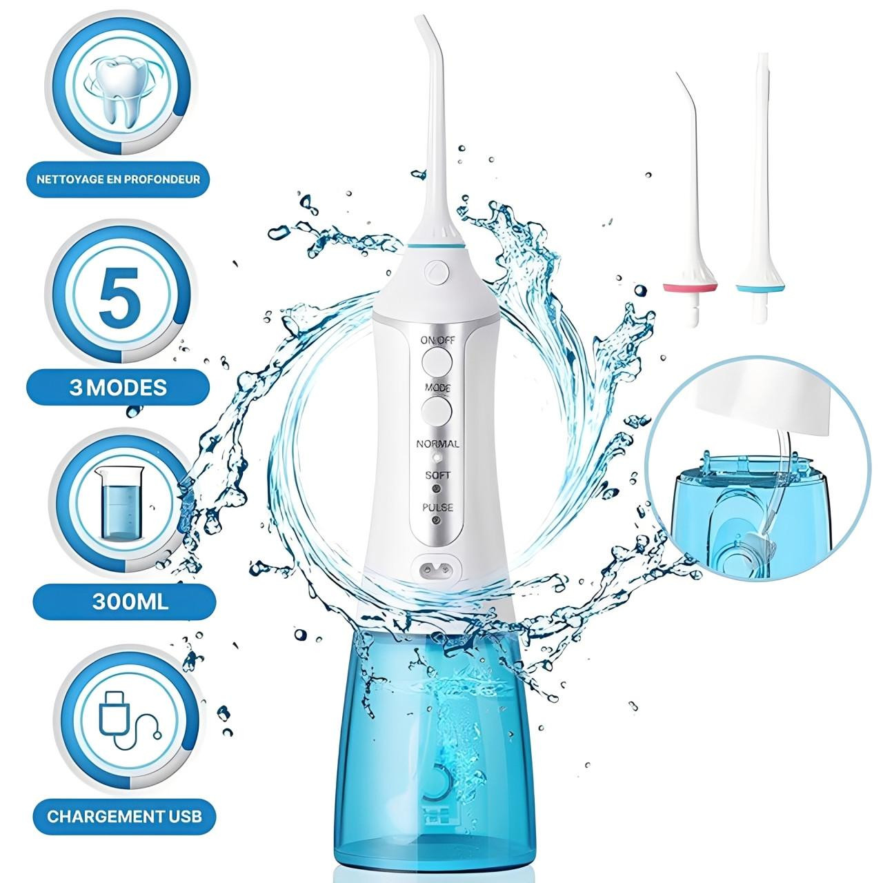 Hydropulseur Dentaire Portable
