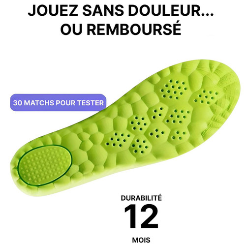 Semelles Padel Sport Amortissante Anti Choc EVA
