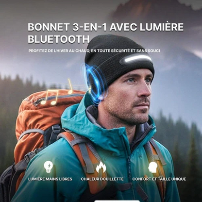 Bonnet Bluetooth Avec Led - Lampe Frontale