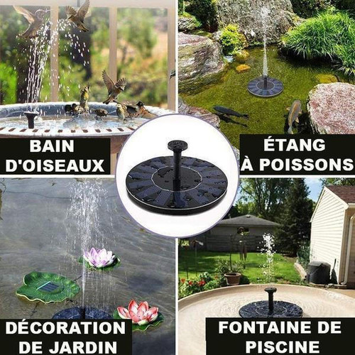 Fontaine Flottante À Énergie Solaire