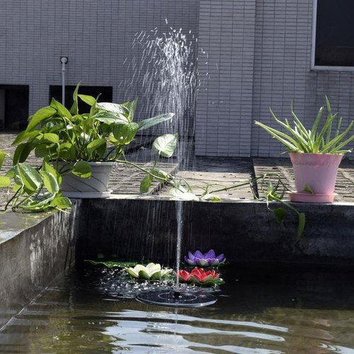Fontaine Flottante À Énergie Solaire
