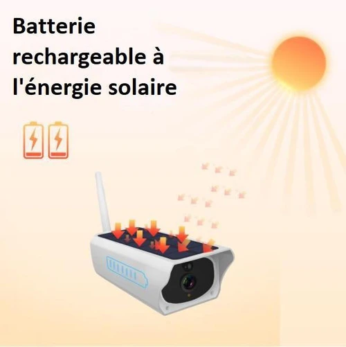 Caméra De Surveillance Sans Fil Solaire - SafeVision™