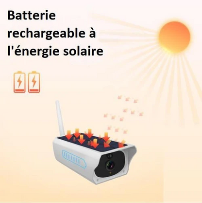 Caméra De Surveillance Sans Fil Solaire - SafeVision™
