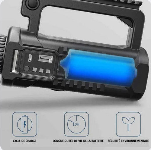 Projecteur LED Rechargeable Haute Puissance