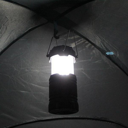 Lanterne De Camping 3-en-1 - Lampe De Poche LED Effet Flamme