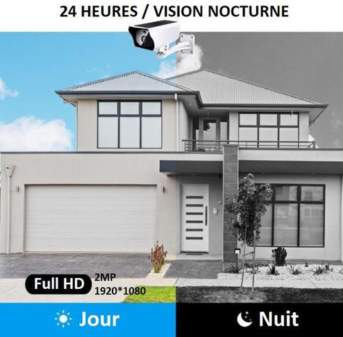 Caméra De Surveillance Sans Fil Solaire - SafeVision™