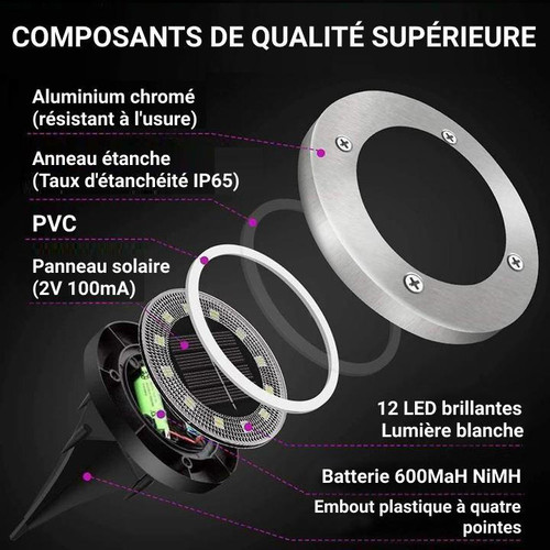 Lampe Solaire LED Extérieure