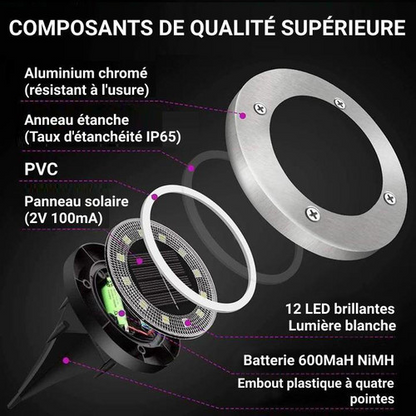 Lampe Solaire LED Extérieure