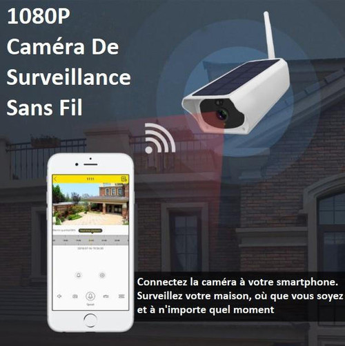 Caméra De Surveillance Sans Fil Solaire - SafeVision™