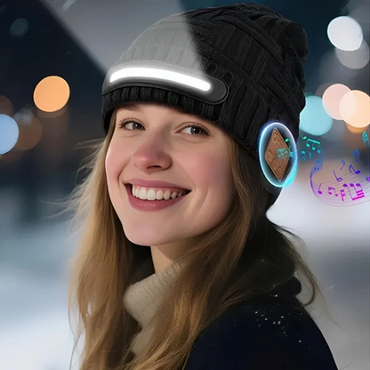 Bonnet Bluetooth Avec Led - Lampe Frontale