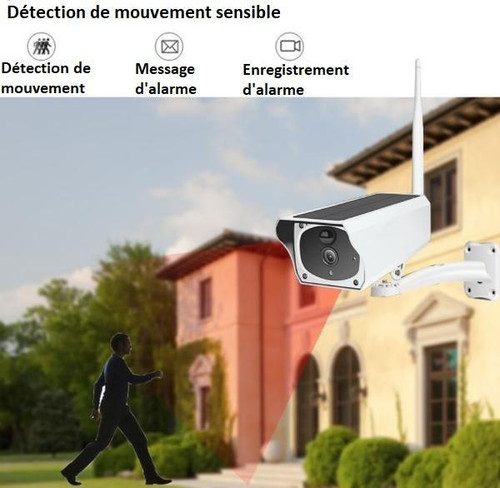 Caméra De Surveillance Sans Fil Solaire - SafeVision™
