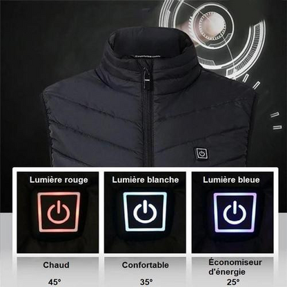 Gilet Chauffant Électrique Lavable