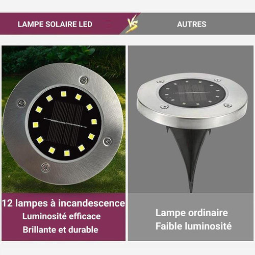 Lampe Solaire LED Extérieure