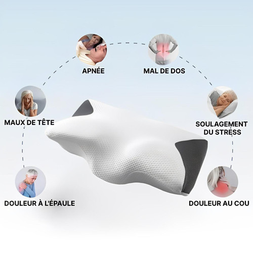 Oreiller Cervical Ergonomique Smart Curve