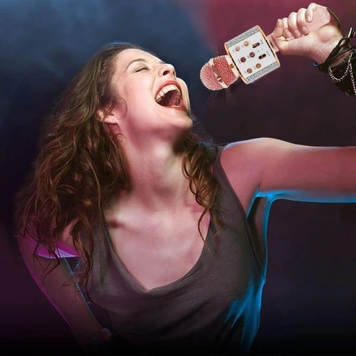 Micro Karaoké Sans Fil - Fonction Bluetooth