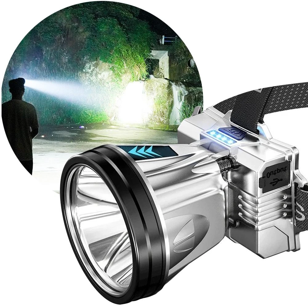 Lampe Frontale Puissante Led Rechargeable