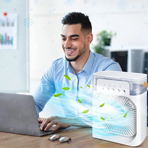 Ventilateur Brumisateur d'Air 3-en-1