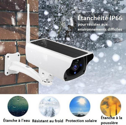 Caméra De Surveillance Sans Fil Solaire - SafeVision™