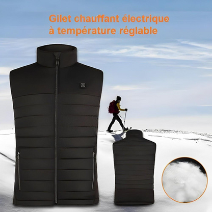 Gilet Chauffant Électrique Lavable