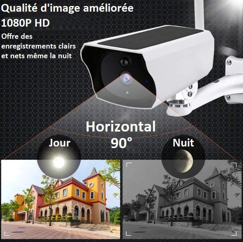 Caméra De Surveillance Sans Fil Solaire - SafeVision™