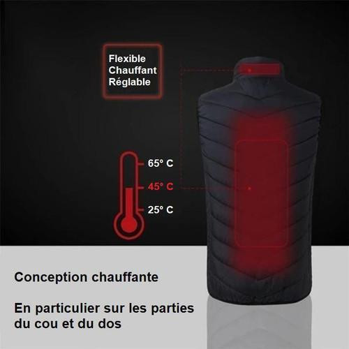 Gilet Chauffant Électrique Lavable