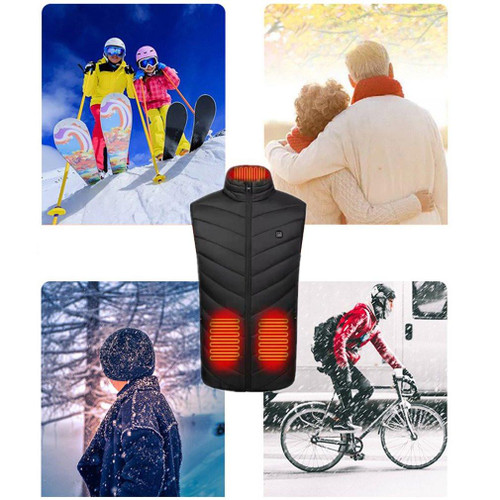 Gilet Chauffant Électrique Lavable