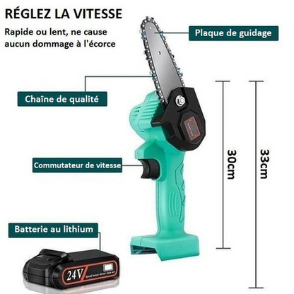 Mini-tronçonneuse Sans Fil À Usage Intensif