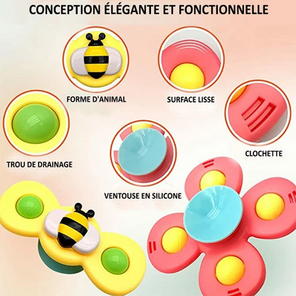 Jouet Rotatif à Ventouse Pour Bébé