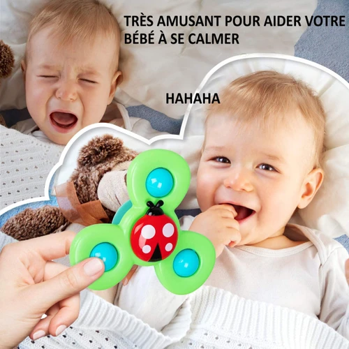 Jouet Rotatif à Ventouse Pour Bébé
