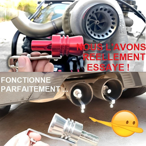 Dispositif d'échappement avec vrombissement pour Voitures et motos