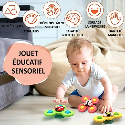 Jouet Rotatif à Ventouse Pour Bébé