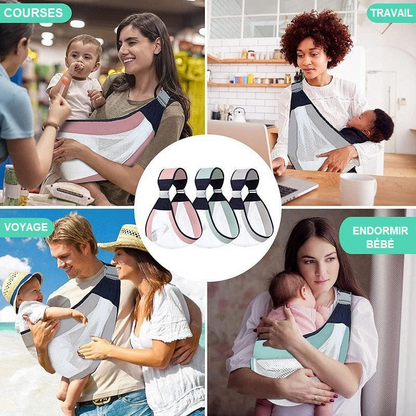 Porte-bébé Léger et Confort - BabyHug™