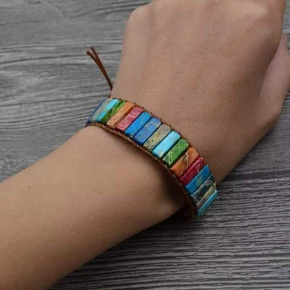 Bracelet de Positivité Rempli de Couleurs