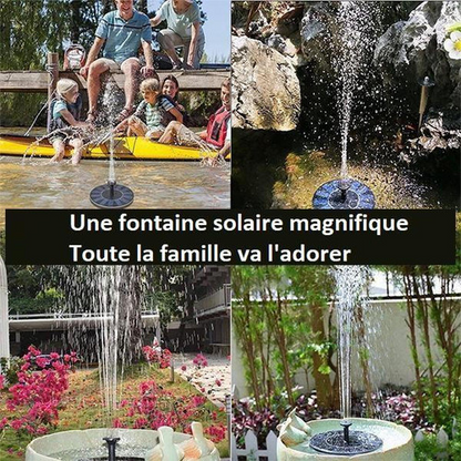 Fontaine Flottante À Énergie Solaire