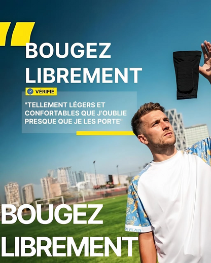 Protège-Tibias Intégrés Football - Chaussettes Protège-Tibias