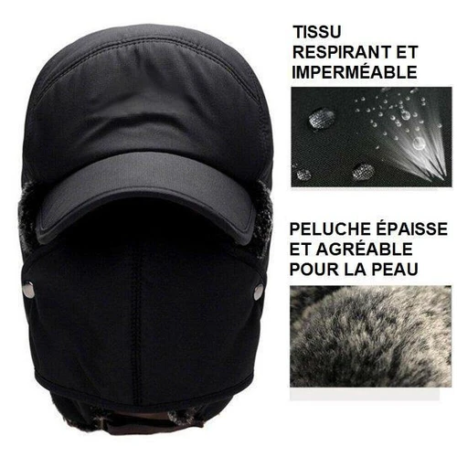 Casquette Polaire Avec Cache-oreilles