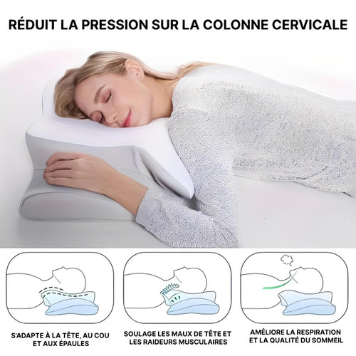 Oreiller Cervical Ergonomique Smart Curve