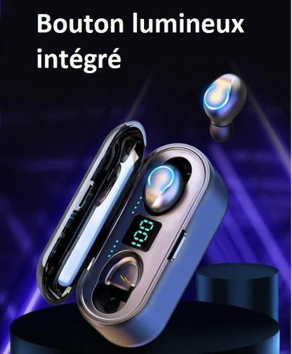 Écouteurs Sans Fil Bluetooth Avec Écran LED
