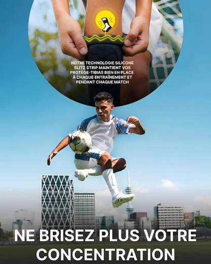 Protège-Tibias Intégrés Football - Chaussettes Protège-Tibias